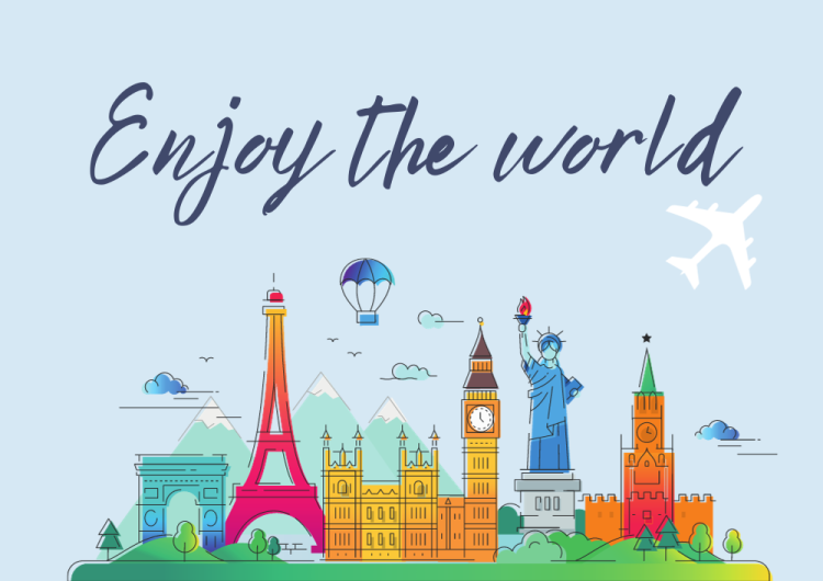 Enjoy the world！